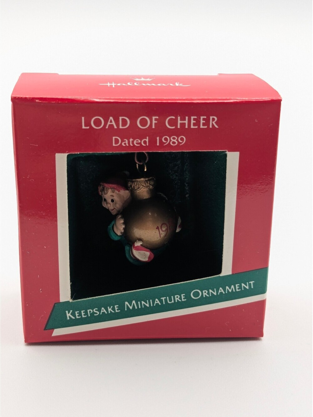 Hallmark Keepsake Load of Cheer Miniature Ornament 1989, New in Box